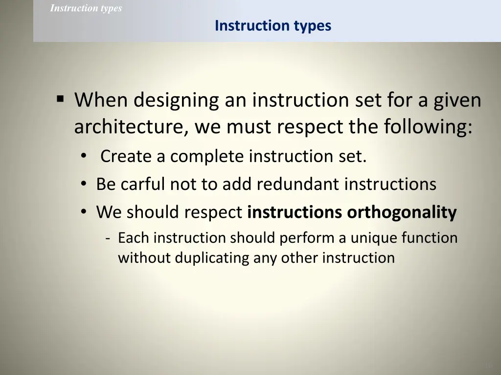 instruction types 3