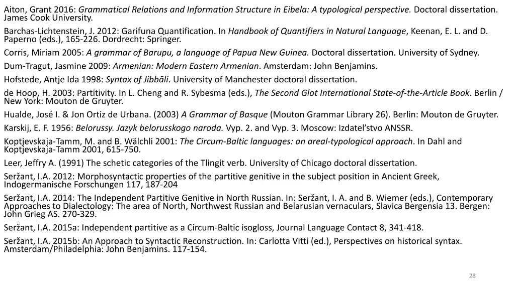 aiton grant 2016 grammatical relations