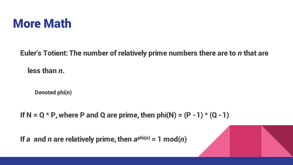 more math