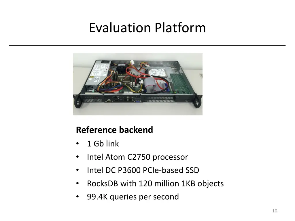 evaluation platform