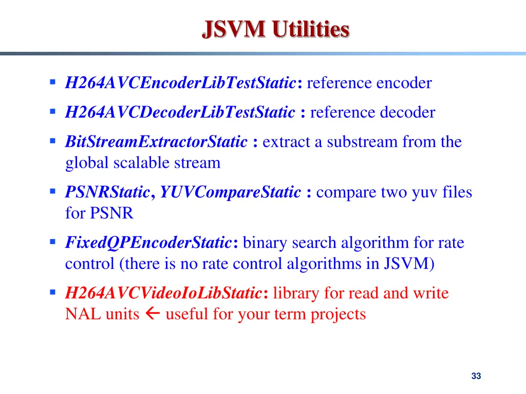 jsvm utilities