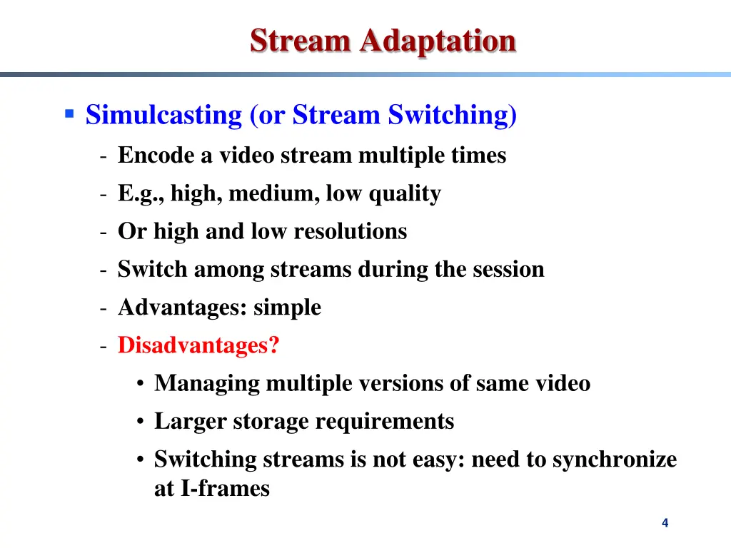 stream adaptation 1