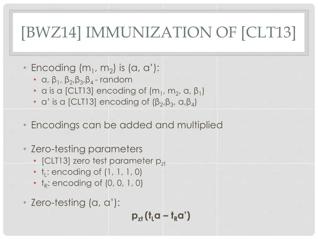 bwz14 immunization of clt13