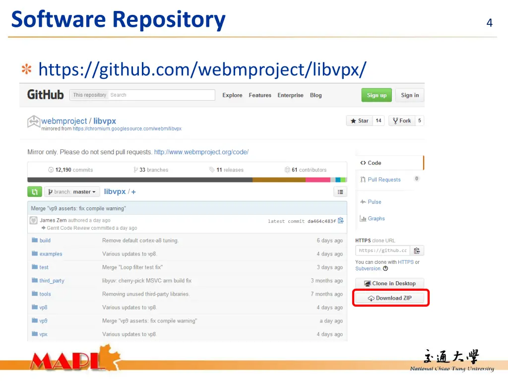 software repository 1