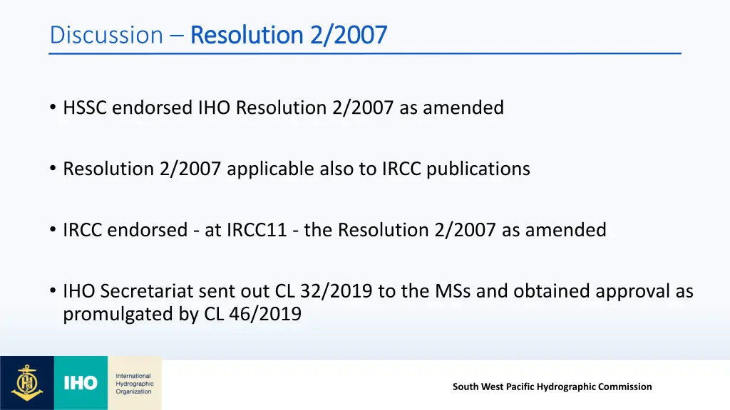 discussion resolution 2 2007 resolution 2 2007