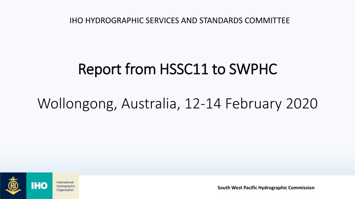 iho hydrographic services and standards committee