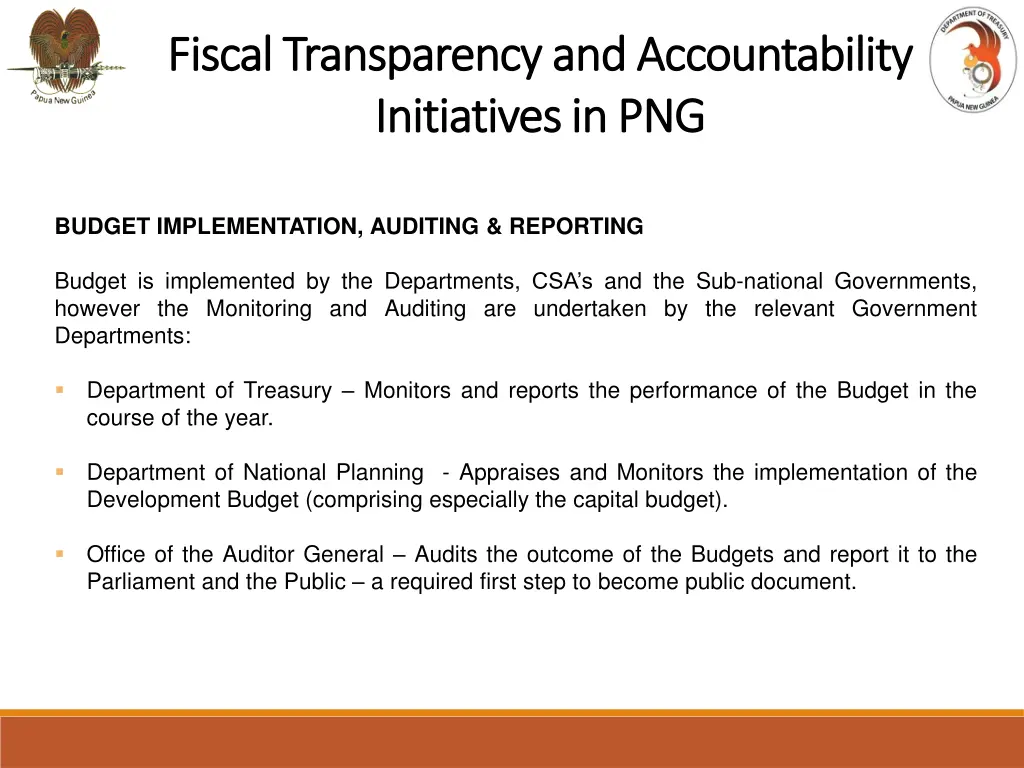 fiscal transparency and accountability fiscal