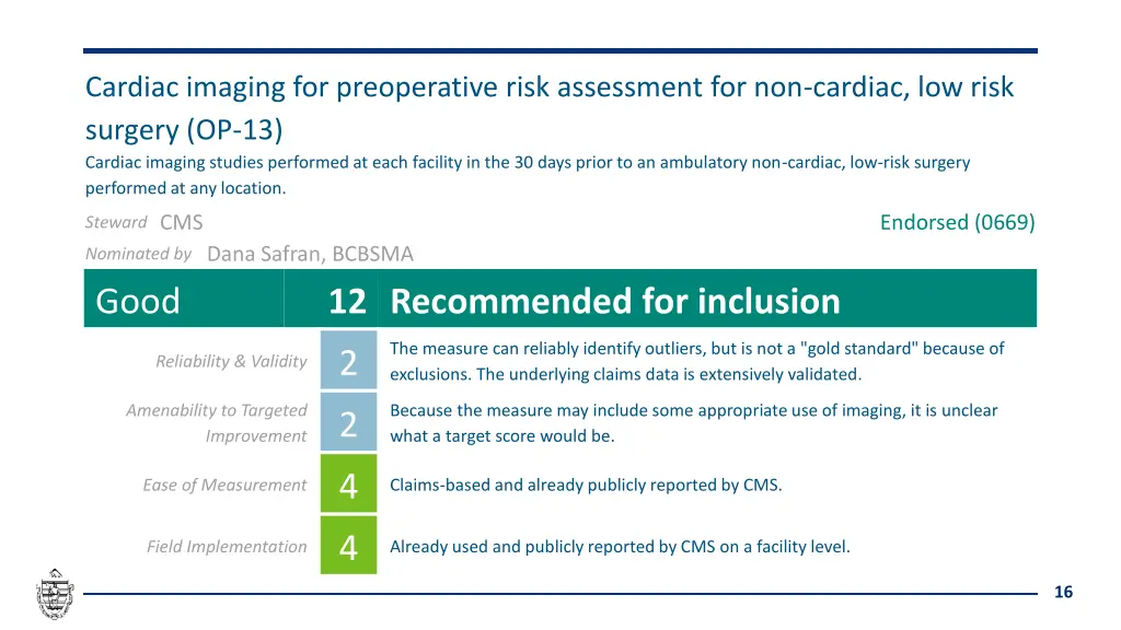 cardiac imaging for preoperative risk assessment