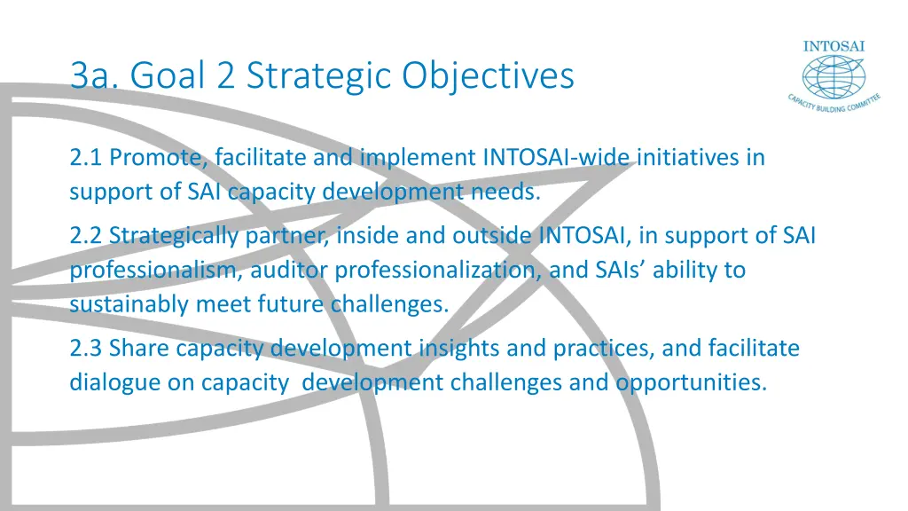 3a goal 2 strategic objectives