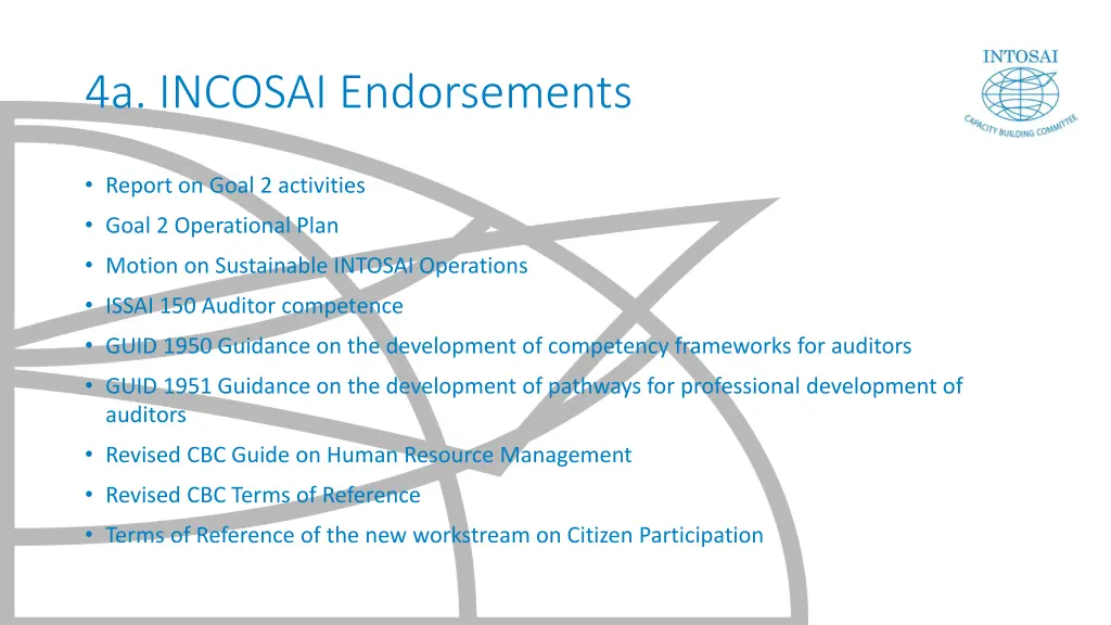 4a incosai endorsements