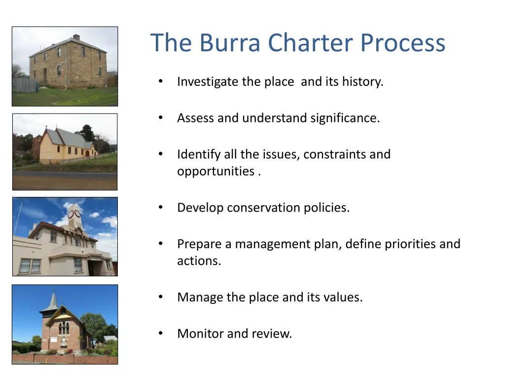 the burra charter process