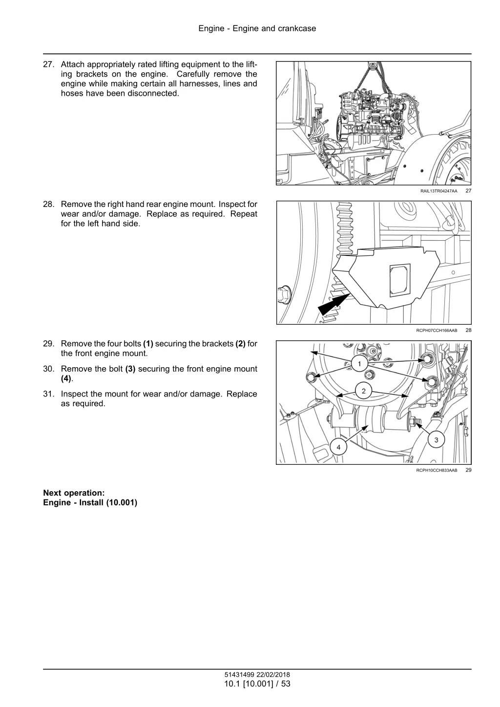 engine engine and crankcase 7