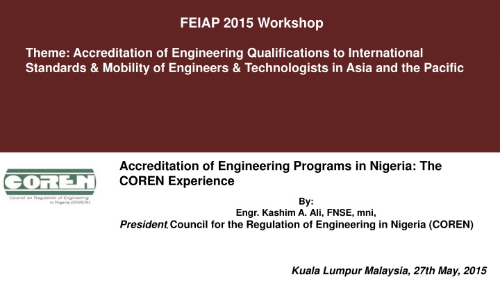 feiap 2015 workshop