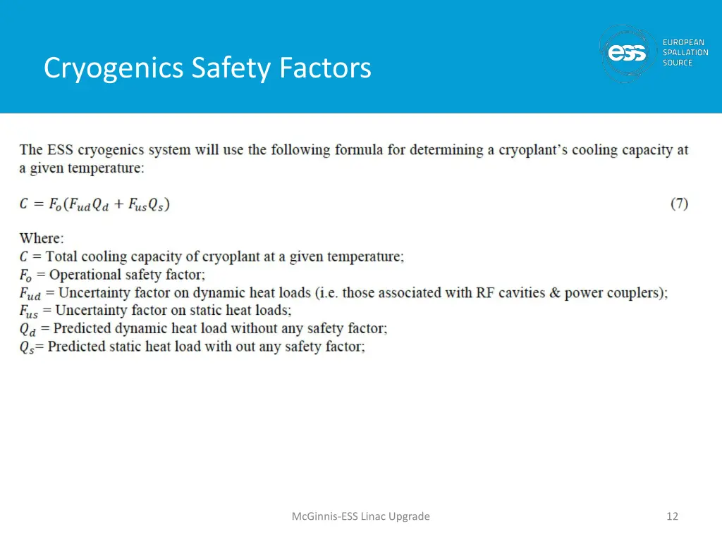 cryogenics safety factors