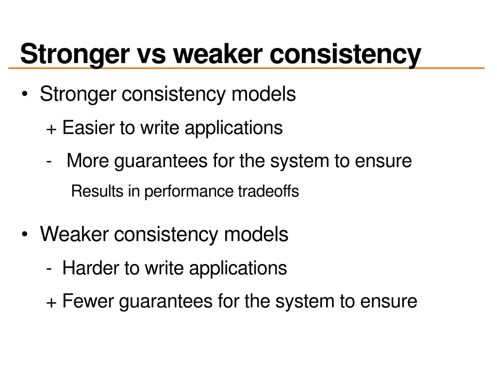 stronger vs weaker consistency