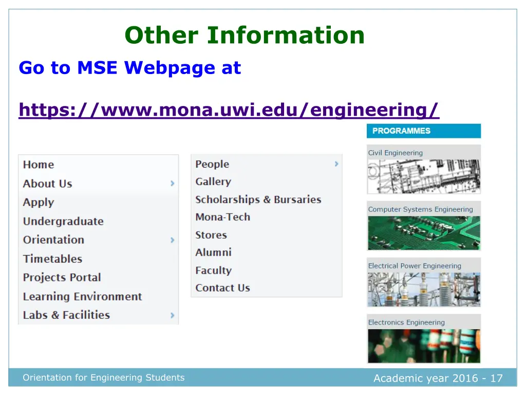 other information go to mse webpage at