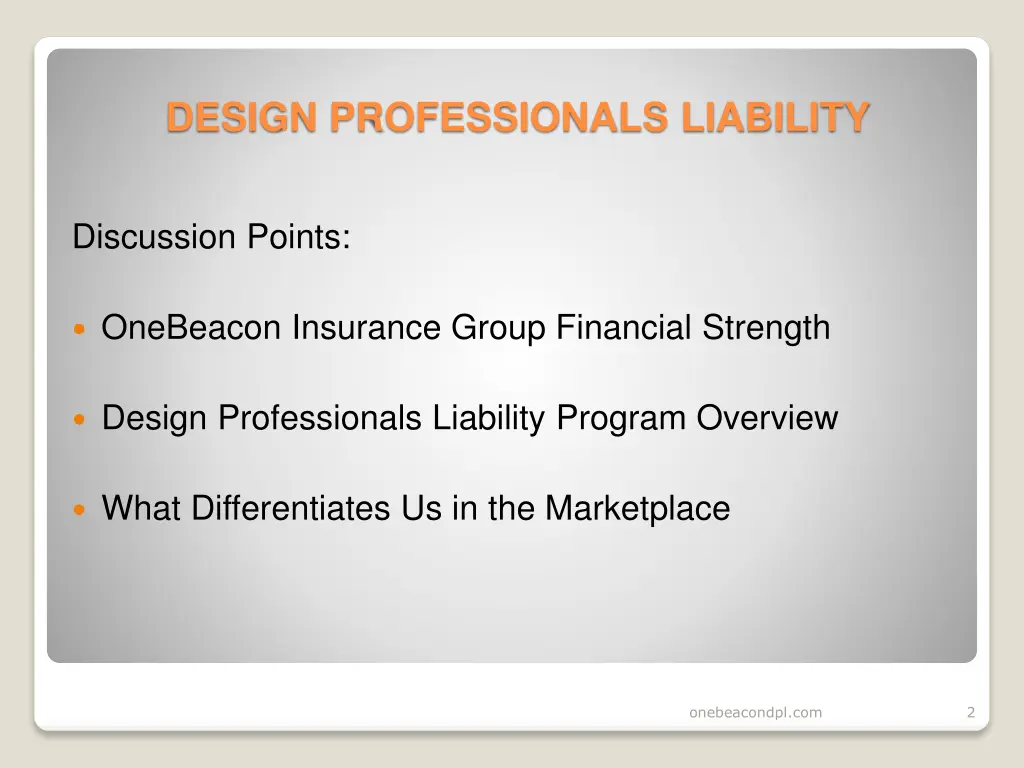 design professionals liability