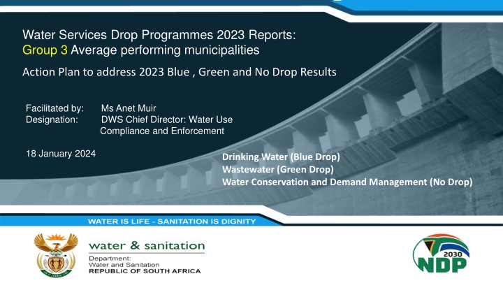 water services drop programmes 2023 reports group