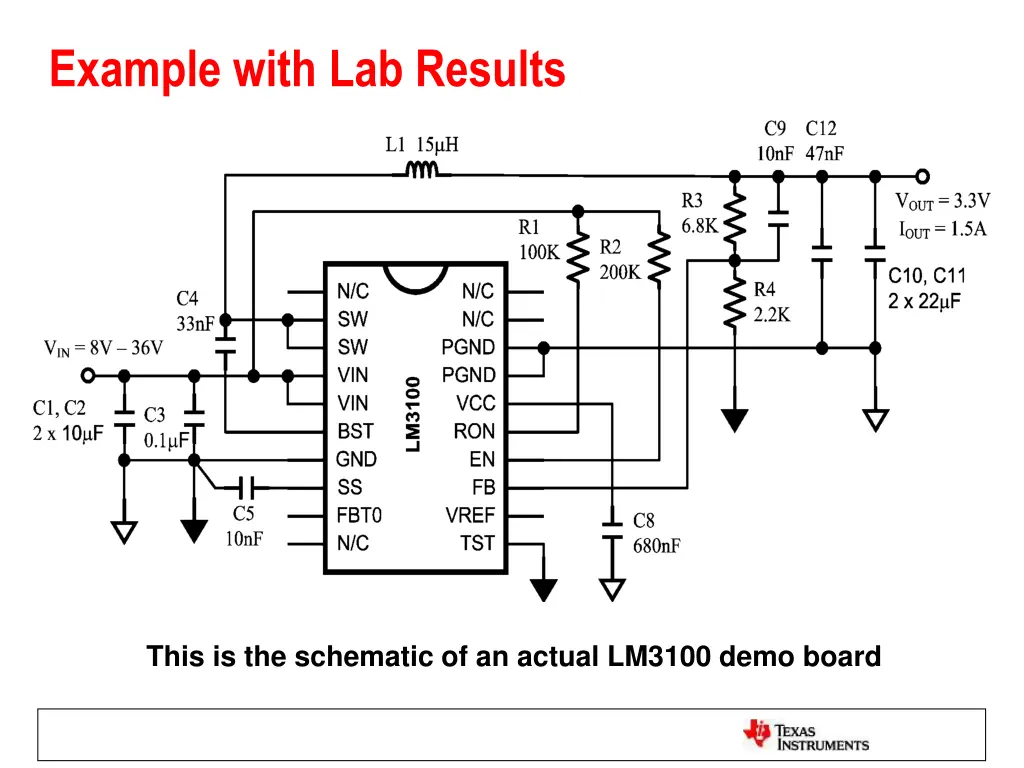 example with lab results