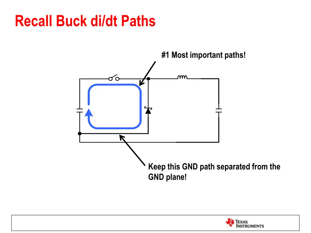 recall buck di dt paths