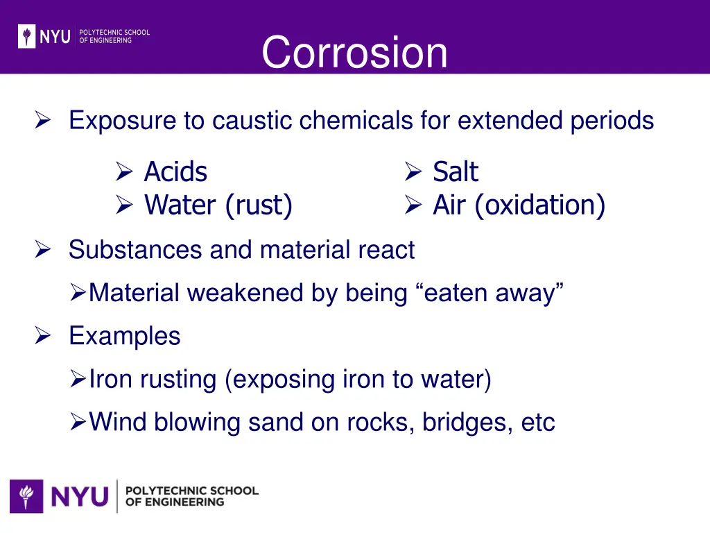 corrosion