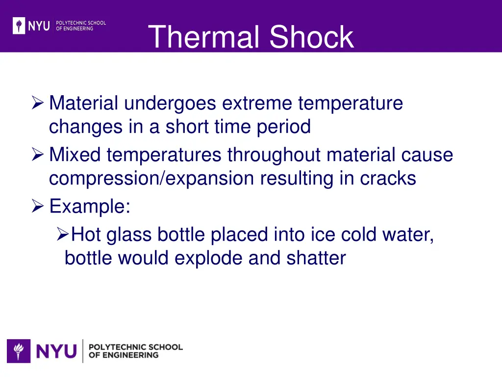 thermal shock