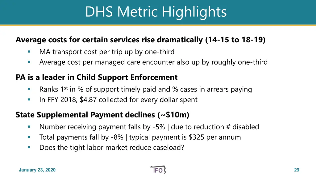 dhs metric highlights 1