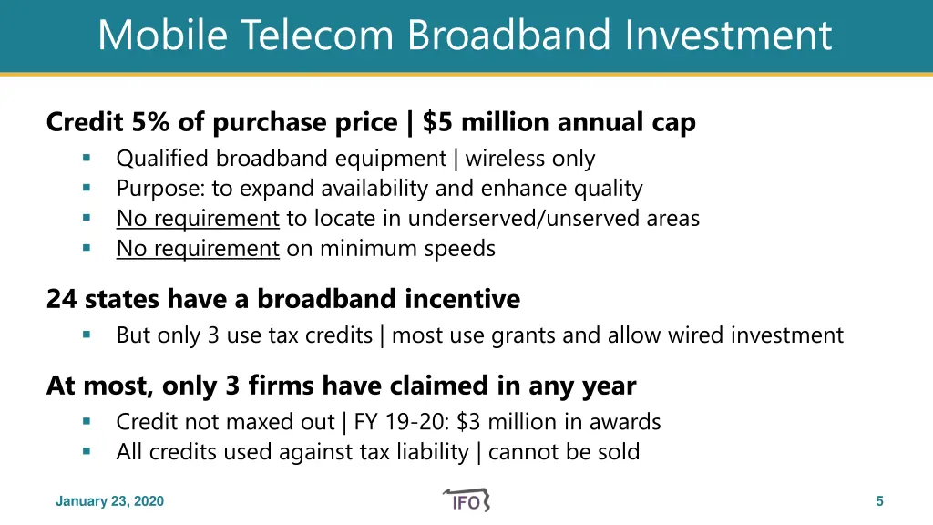 mobile telecom broadband investment