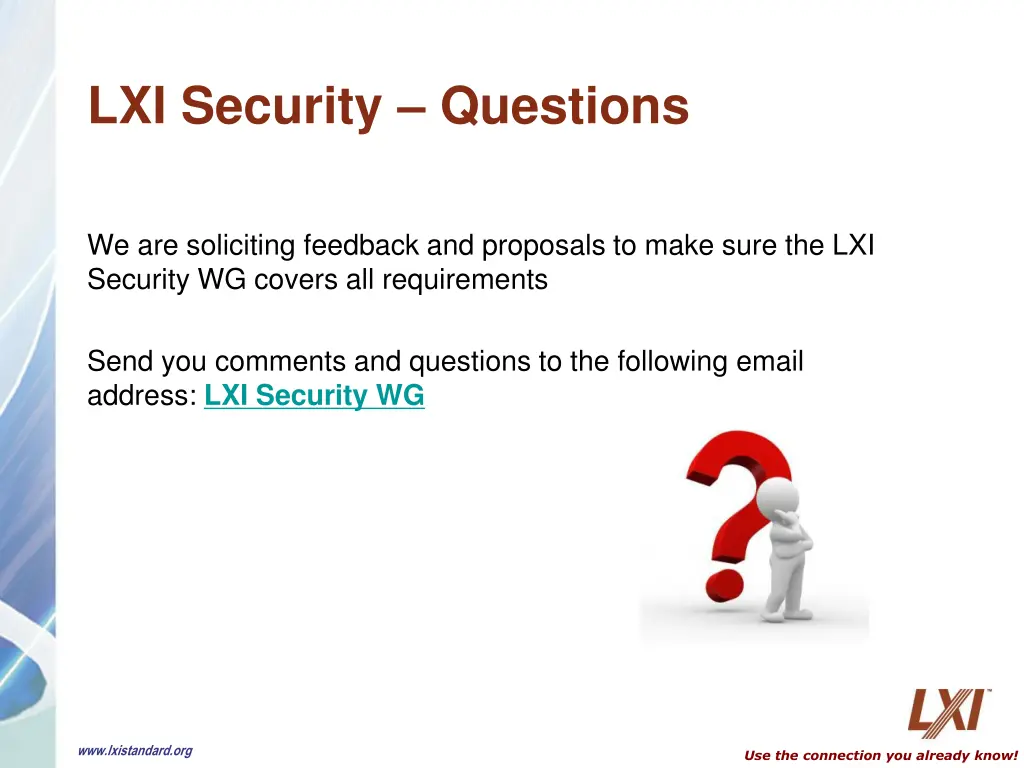 lxi security questions