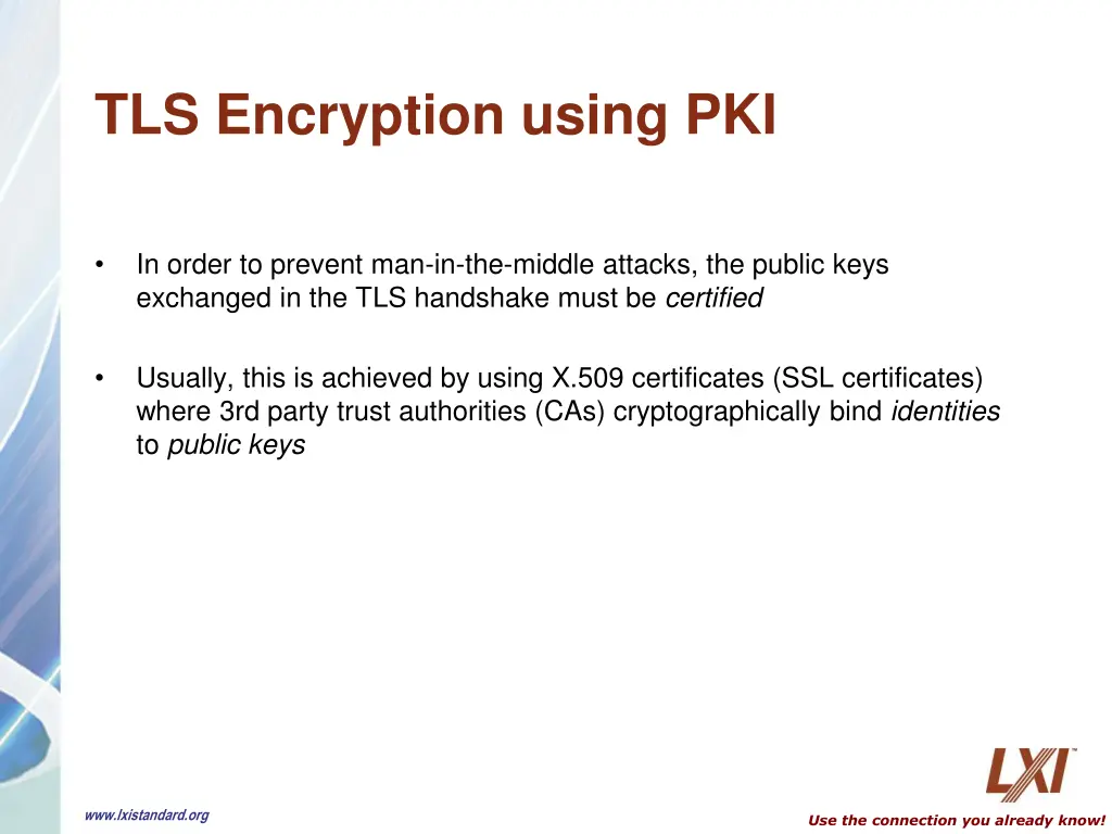 tls encryption using pki