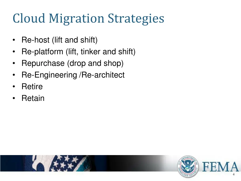 cloud migration strategies