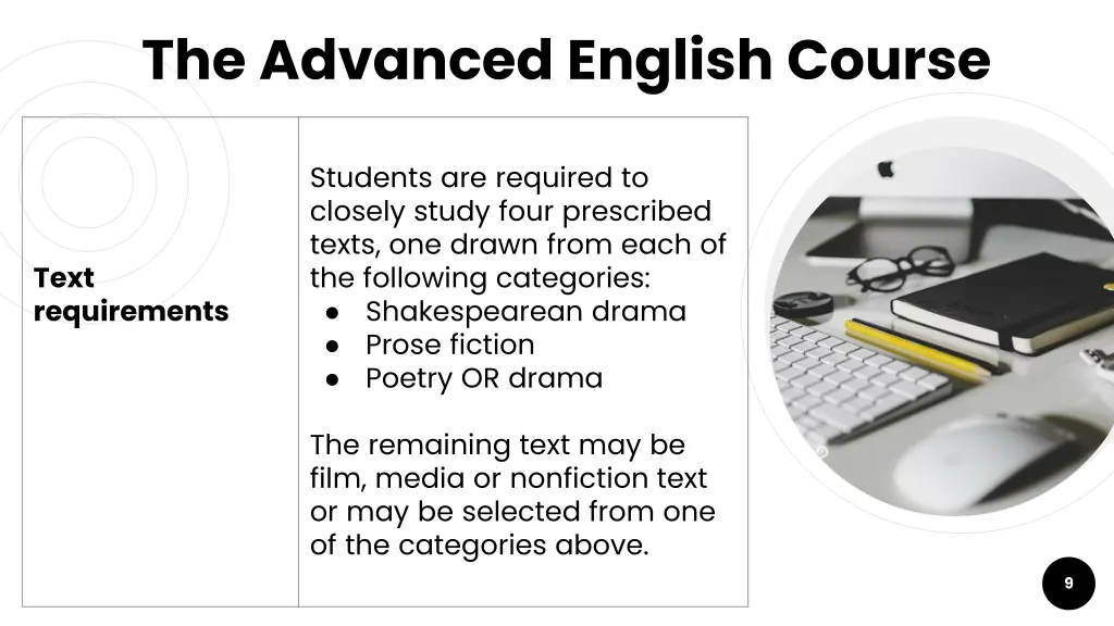 the advanced english course 1