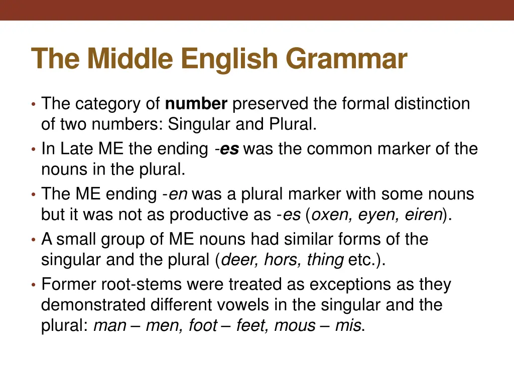 the middle english grammar 2