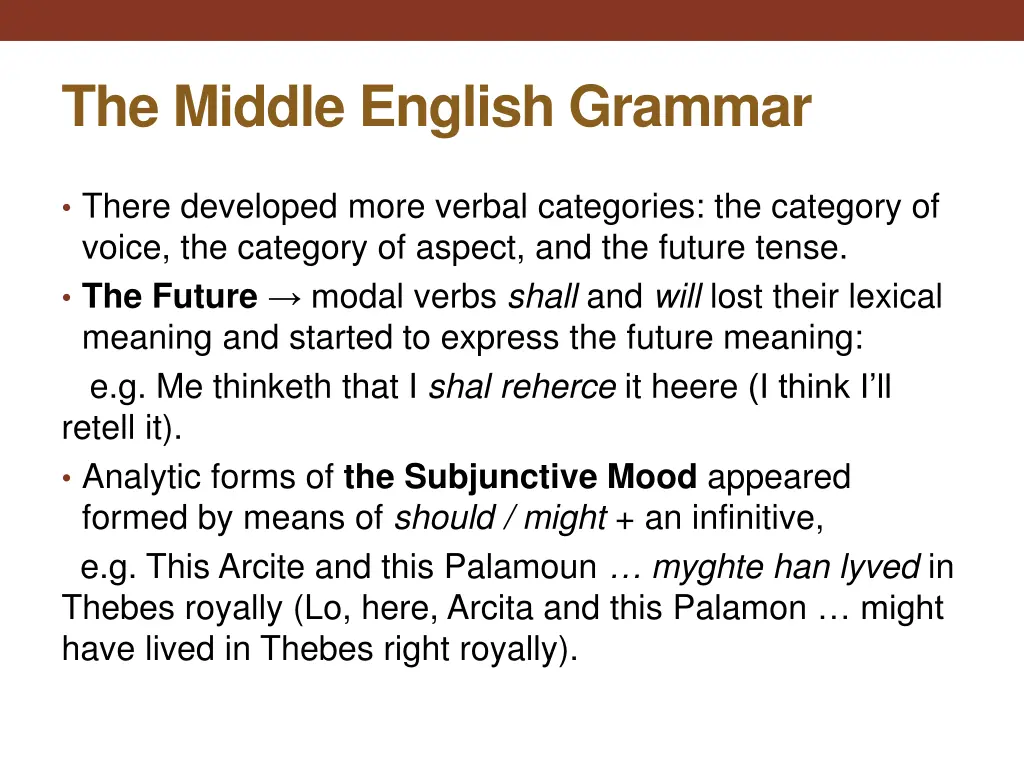 the middle english grammar 7