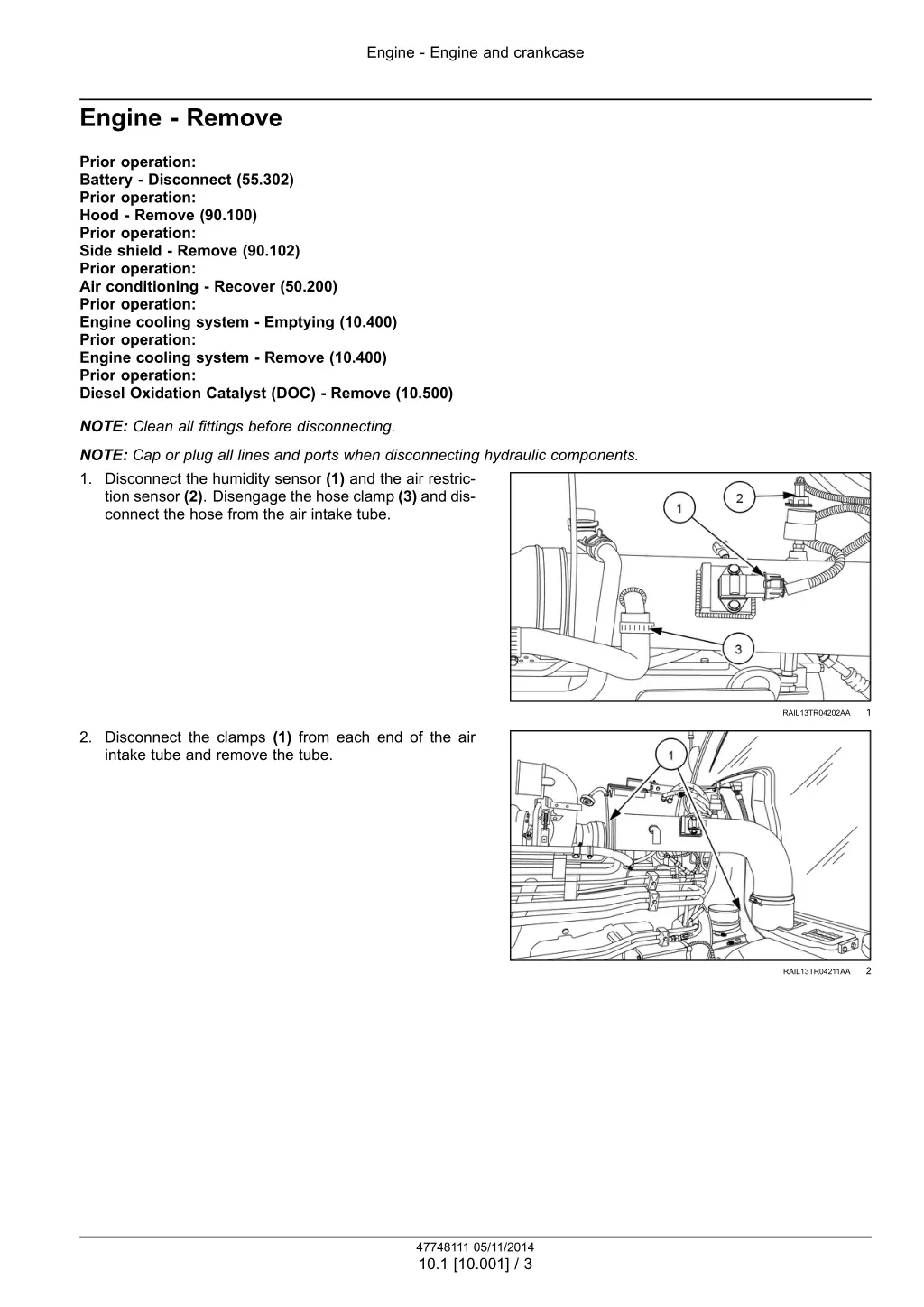 engine engine and crankcase