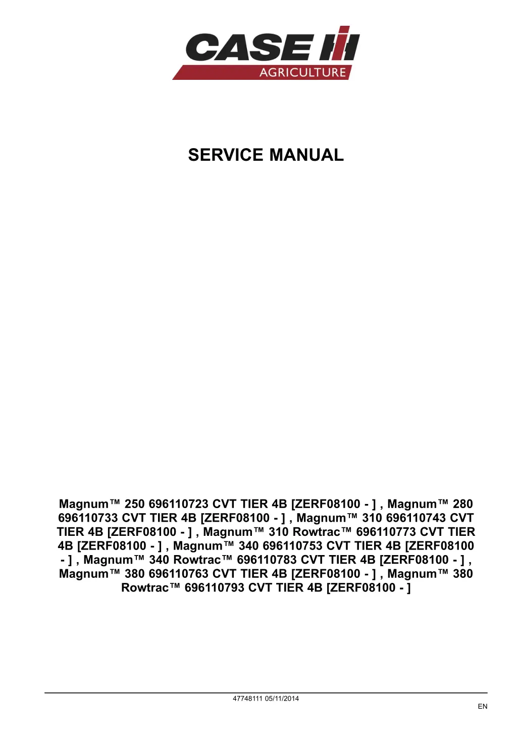 service manual