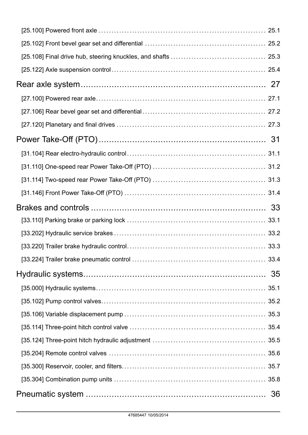 25 100 powered front axle 25 1