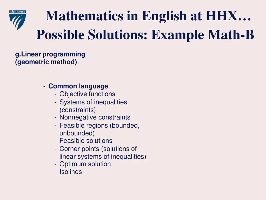 mathematics in english at hhx possible solutions 12