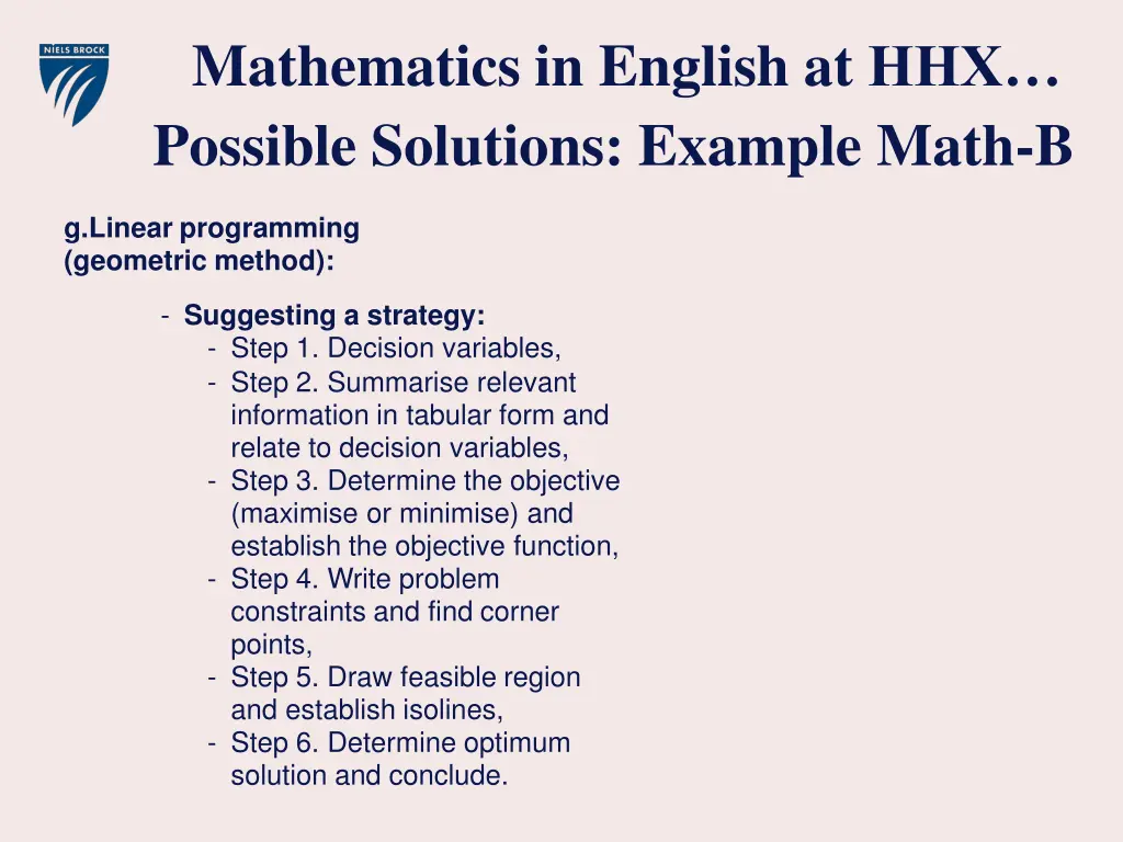 mathematics in english at hhx possible solutions 13