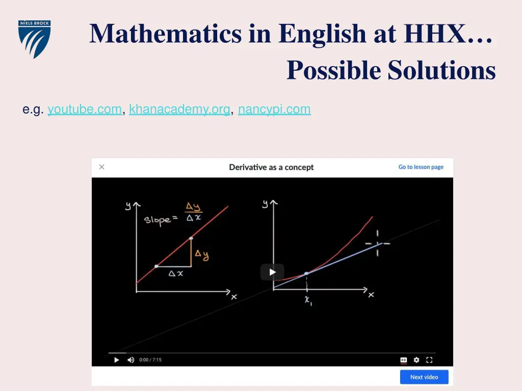 mathematics in english at hhx possible solutions 2