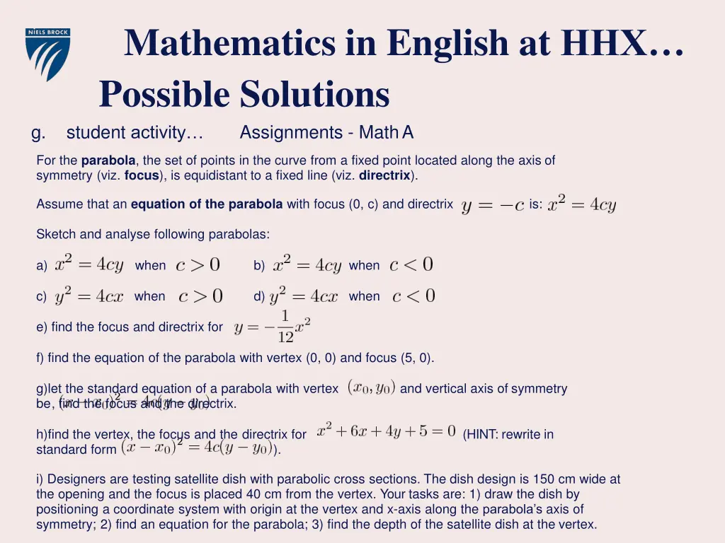 mathematics in english at hhx possible solutions 23