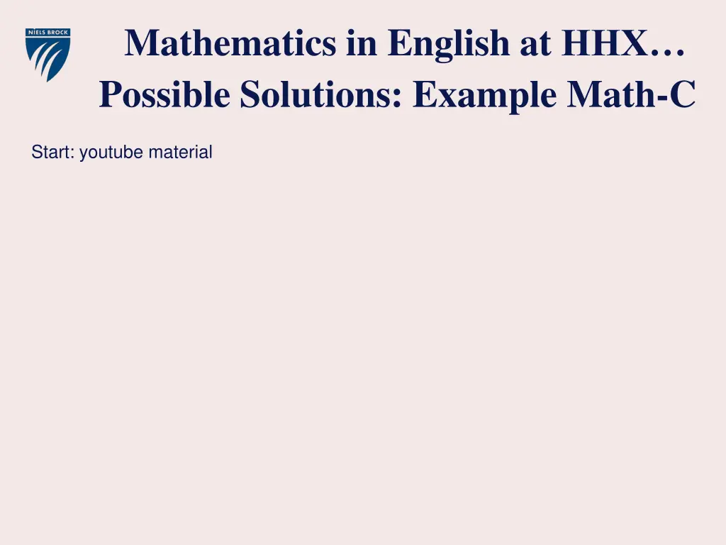 mathematics in english at hhx possible solutions 6