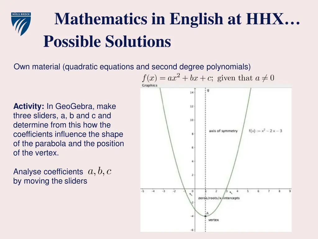 mathematics in english at hhx possible solutions 7