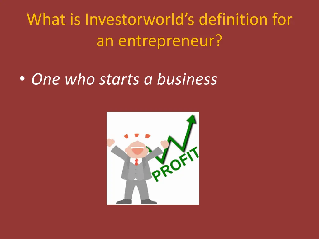 what is investorworld s definition