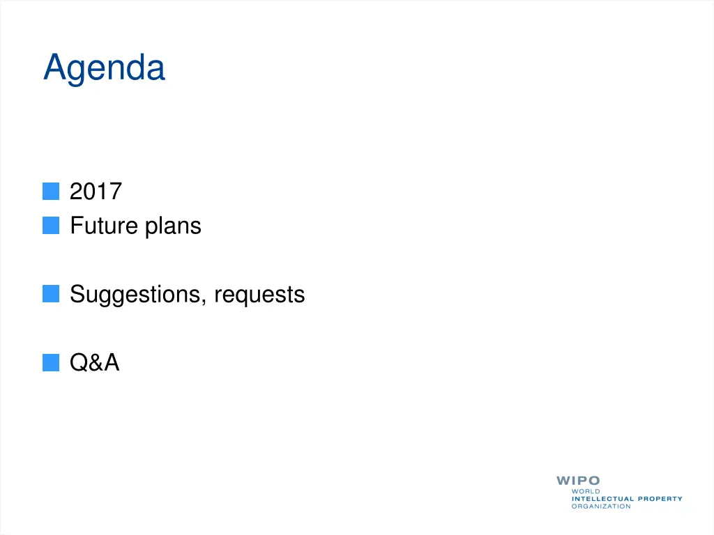 agenda