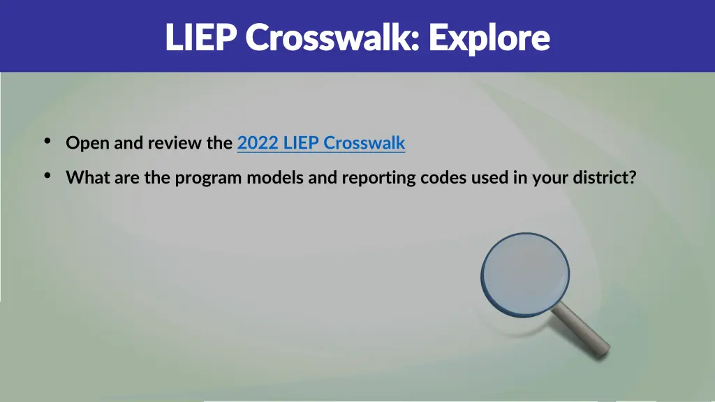 liep crosswalk explore liep crosswalk explore