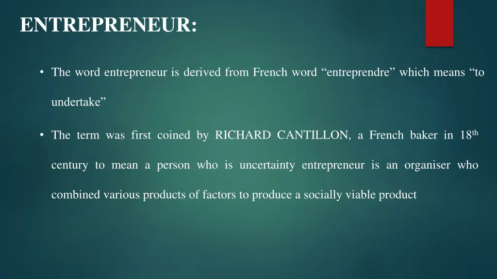 entrepreneur