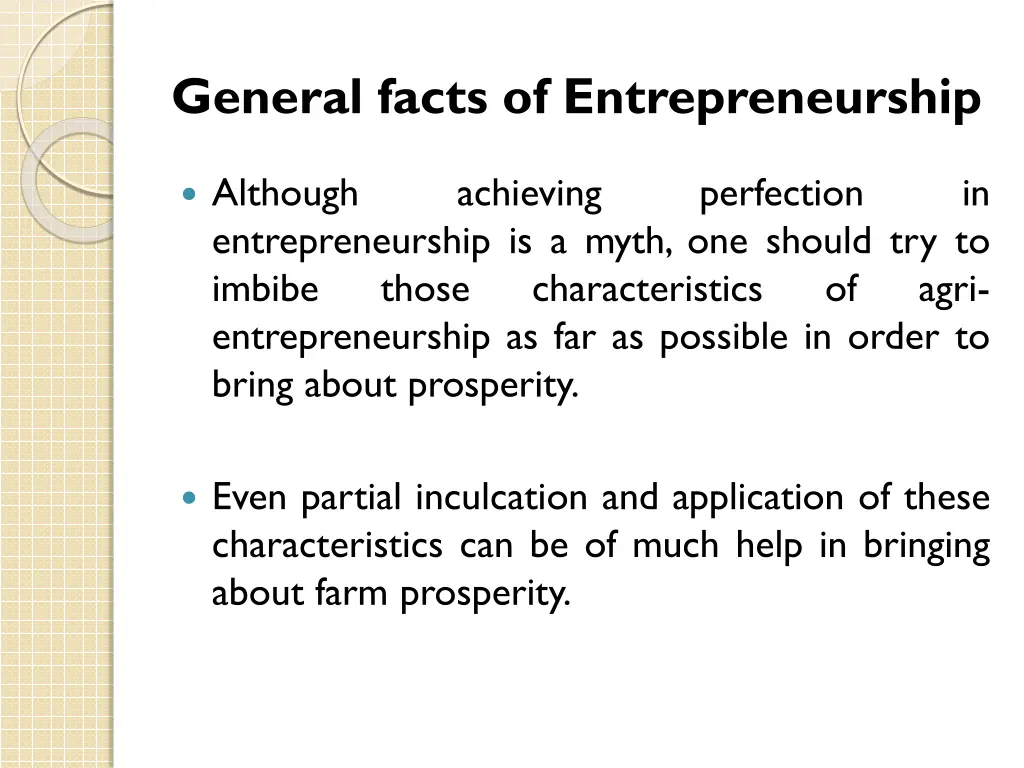 general facts of entrepreneurship 1