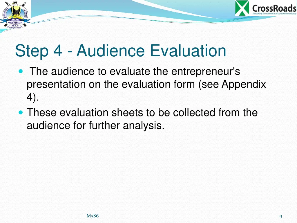 step 4 audience evaluation the audience