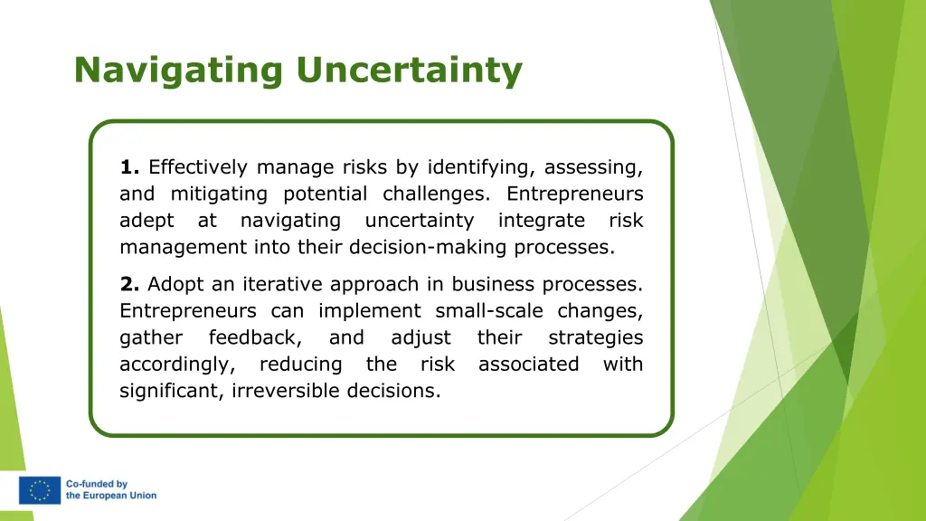 navigating uncertainty